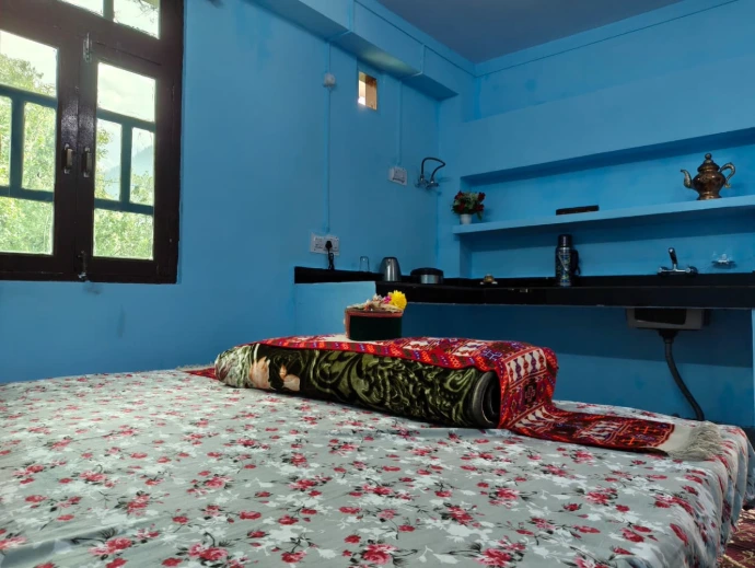 Peaceful guest room surrounded by the mountains of Kinnaur