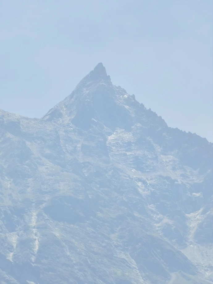 Raldang Peak mountain landscape in Kinnaur, Himachal Pradesh