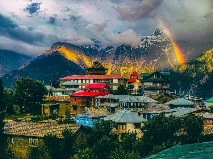 Narayan Nagin Brahma Vishnu Temple in Kinnaur, Himachal Pradesh