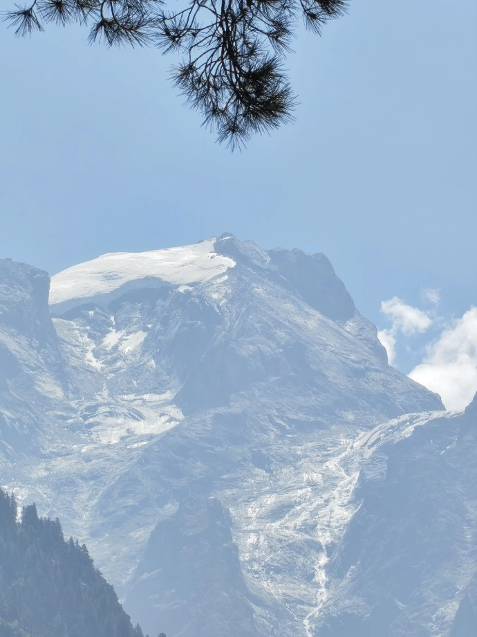 Mountain scenery visible from The Homgarang Abode in Kinnaur